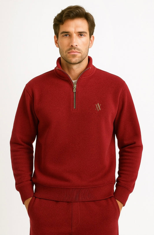 Alvenzio Luxe Zip Pullover